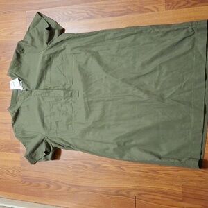 J. Crew Cargo Collarless Mini Shift Dress Short